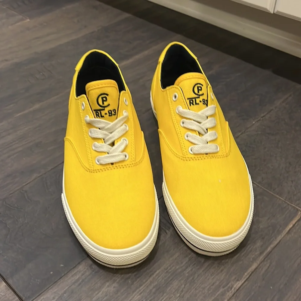 Polo Ralph Lauren CP93 Regatta Summer 92 boat canvas Shoes Sneakers Mens Sz 8.5